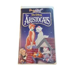 The Aristocats Walt Disney Masterpiece Clamshell VHS Vintage